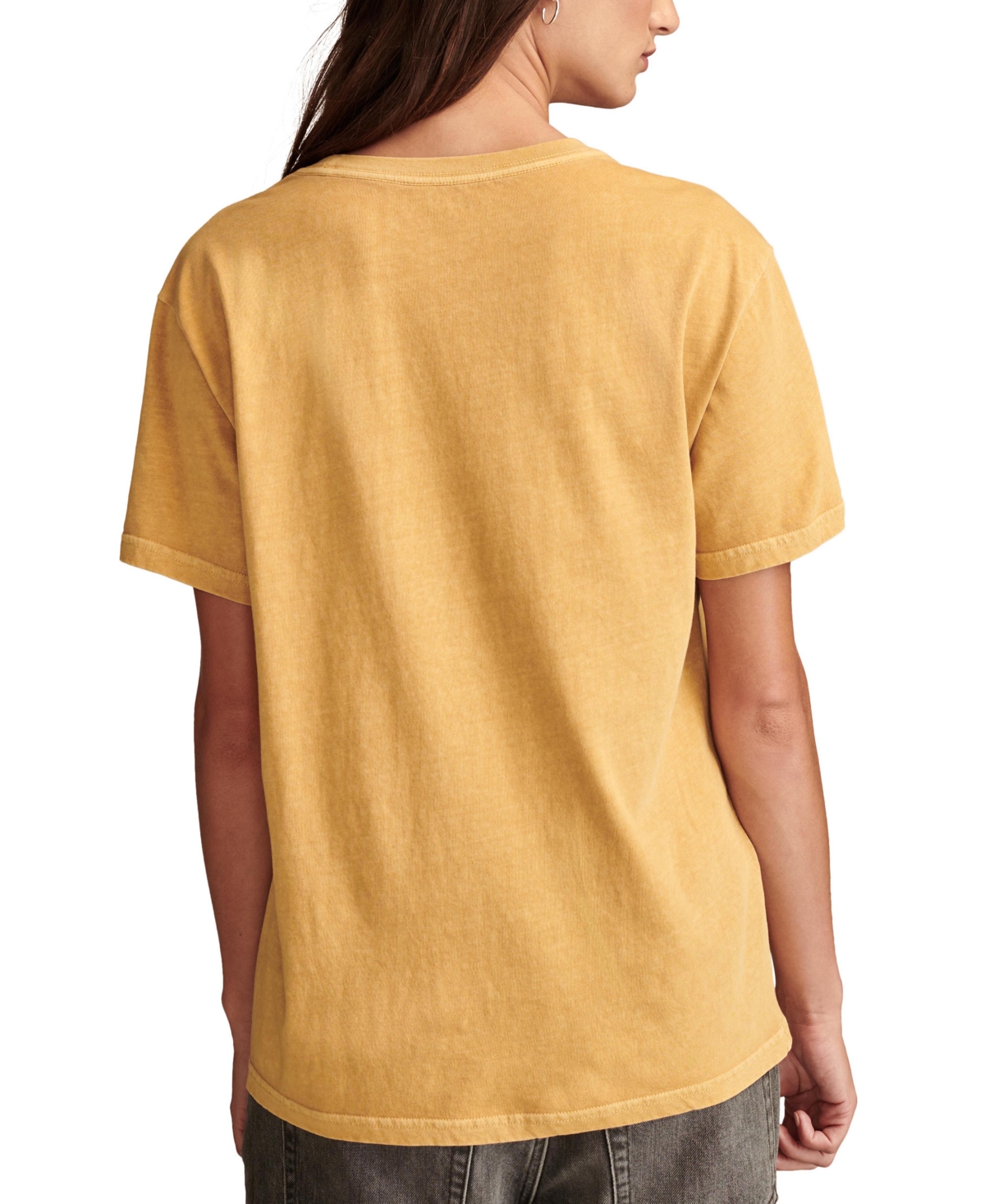 Lucky Brand Women's Cotton Joshua Tree Boyfriend T-Shirt