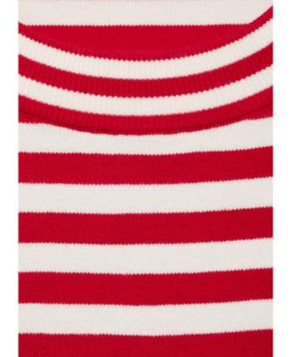 Women's Crop Striped Sweater