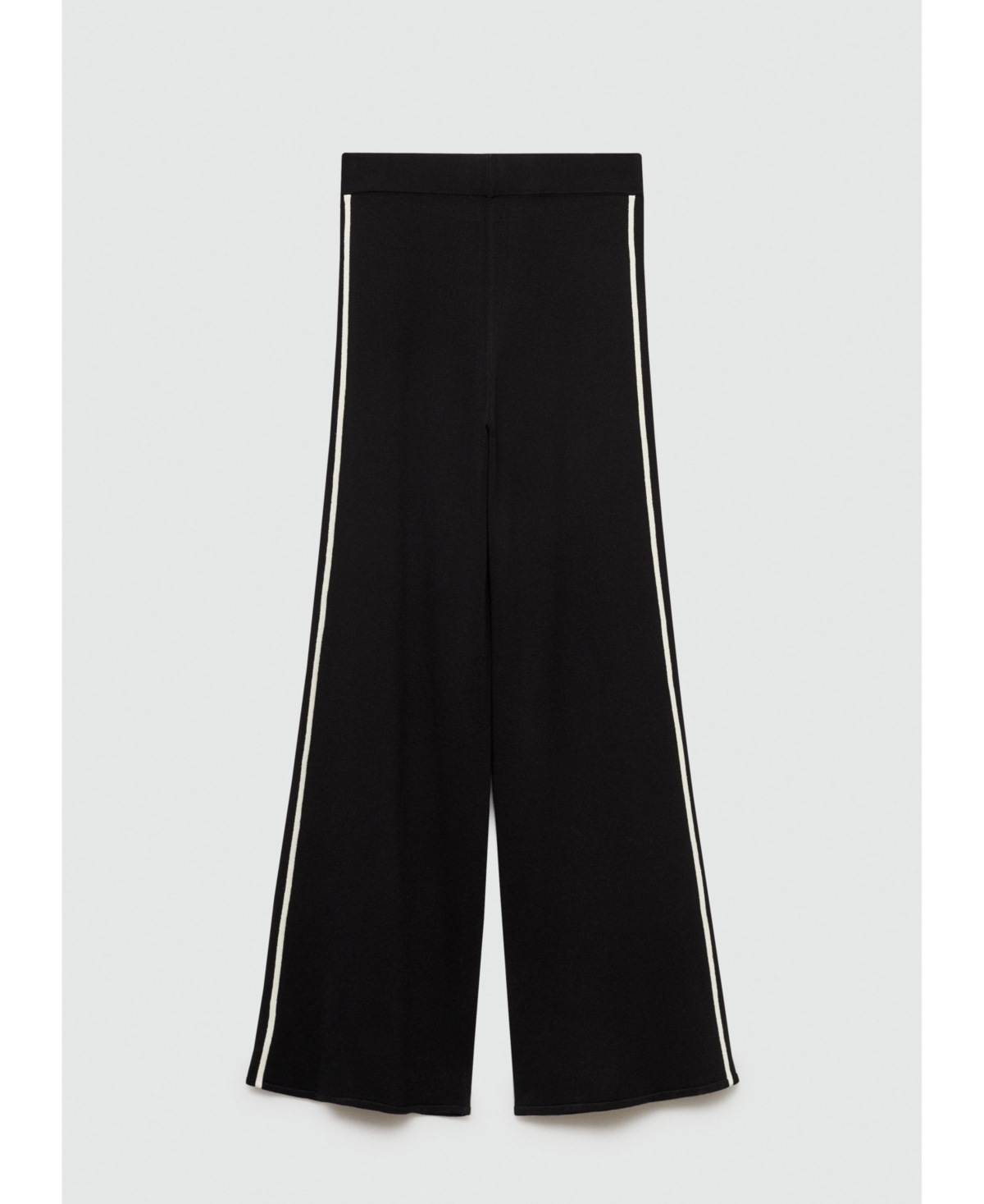 Mango Women's Contrasting Stripes Knitted Pants