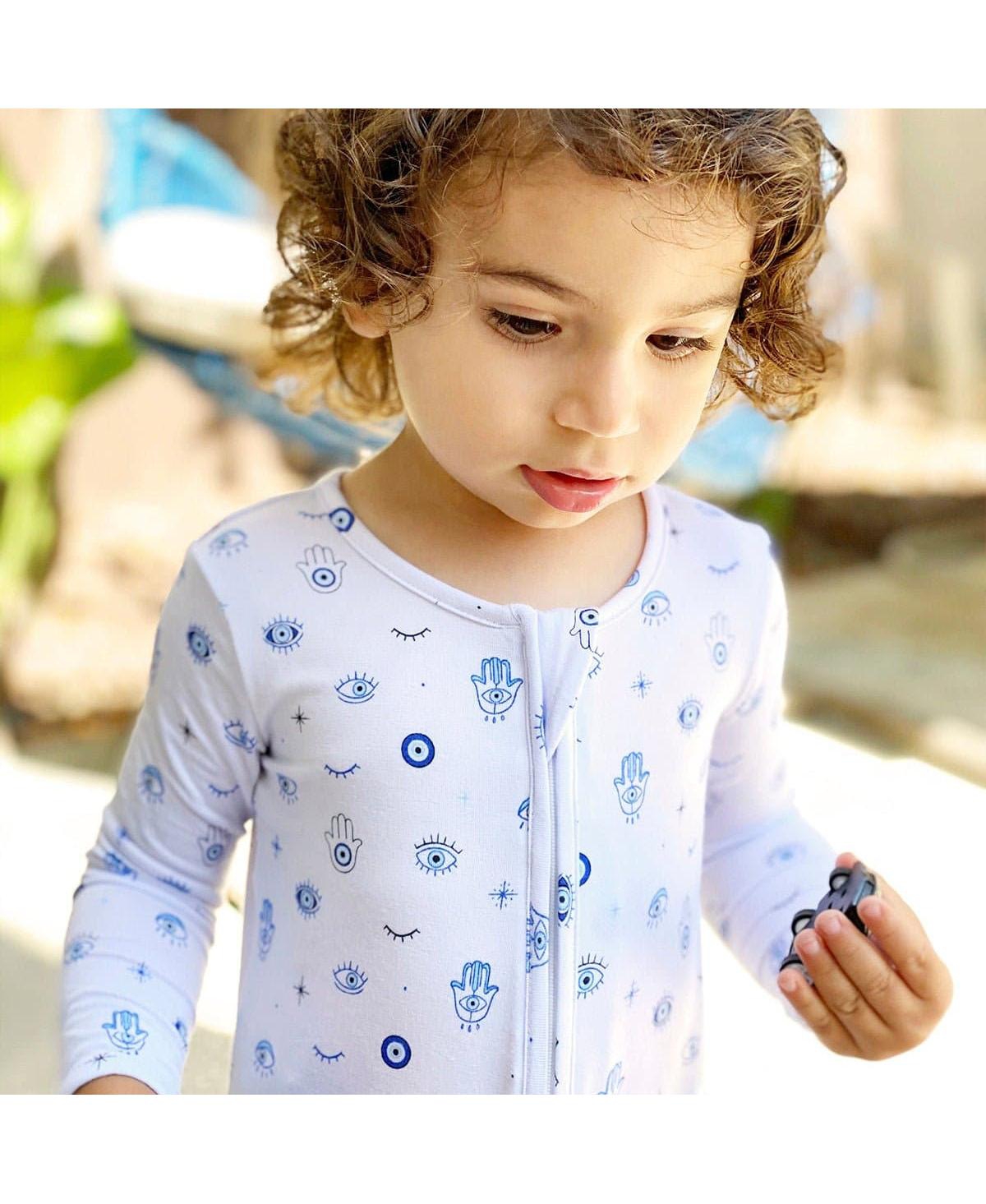 Bellabu Bear Unisex BabyConvertible Footie Pajama - The eye