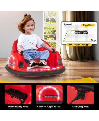 12V Electric 360degree(s) Spin Car Toy Ride on Bumper Car for Toddlers with Remote Control