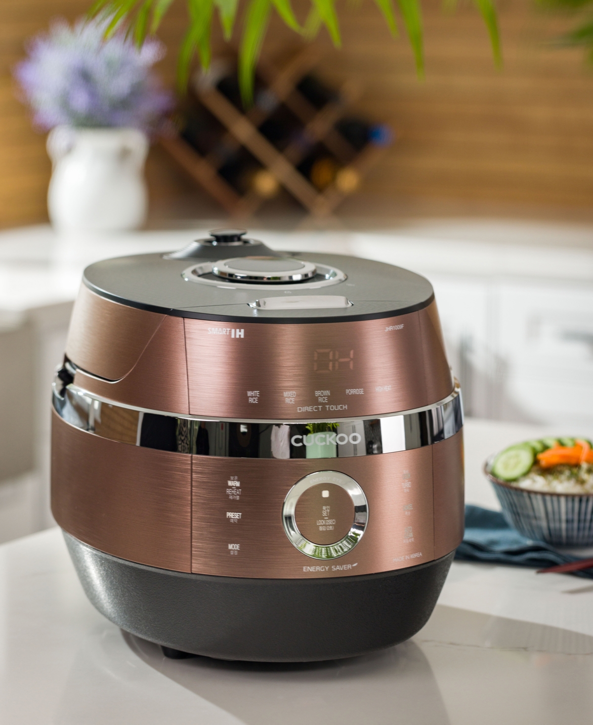 Cuckoo 6-cup Induction Heating Pressure Rice Cooker In Brown