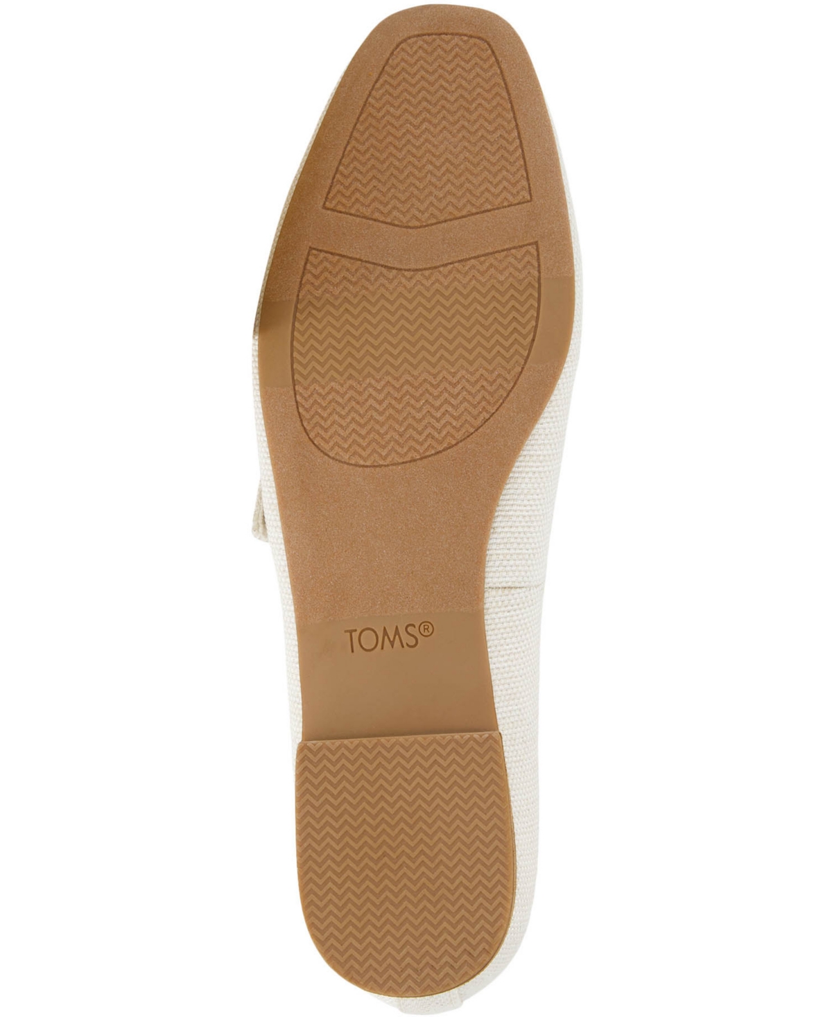 Toms Women's Bianca Canvas Mary Jane Flats In White