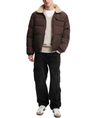 COTTON ON Men's Vermont Puffer Jacket - Macy's