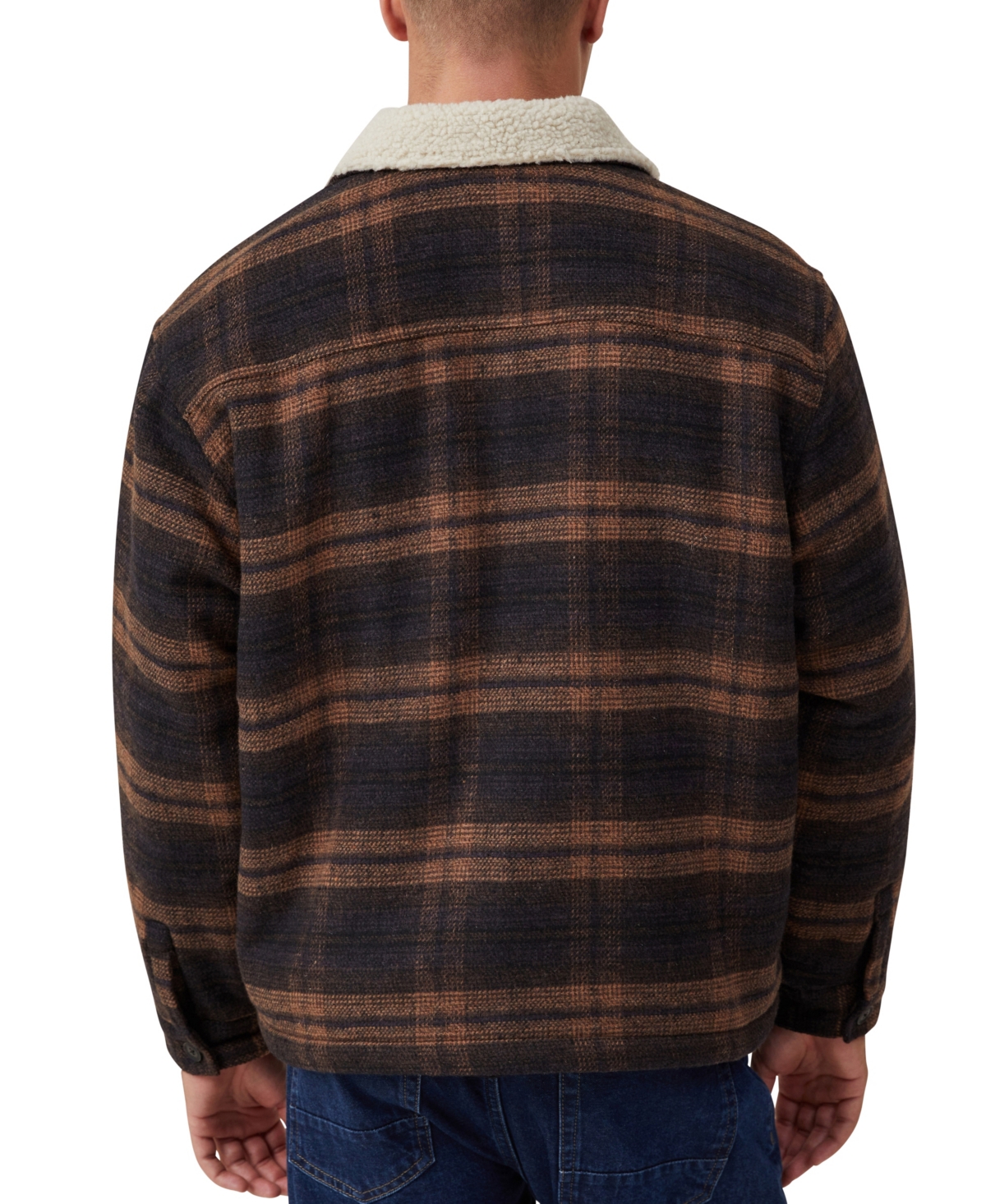 Cotton On Men's Teddy Lined Trucker Jacket