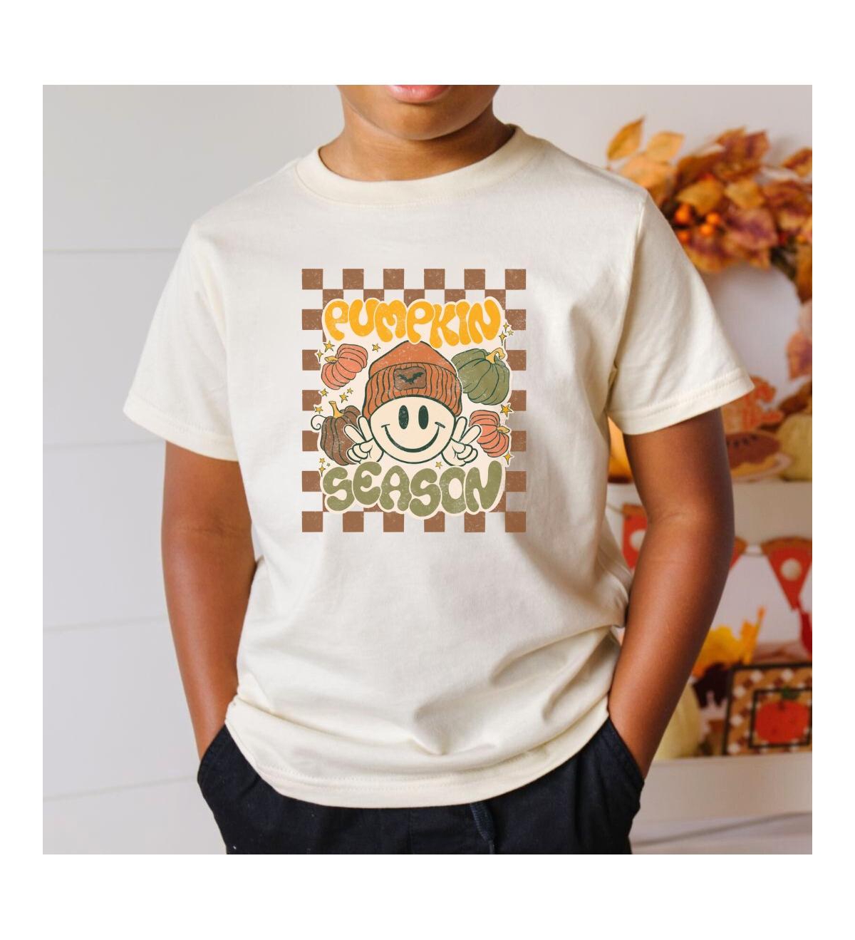 Sweet Wink Toddler Boys Pumpkin Season Short Sleeve T-Shirt