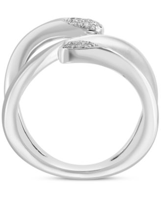 EFFY Diamond Abstract Statement Ring (1/10 ct. t.w.) in Sterling Silver