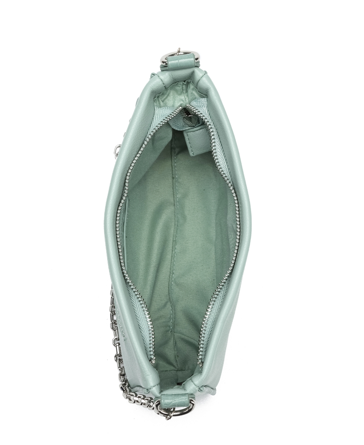 Like Dreams Jolie Pebble Convertible Crossbody Bag In Sage