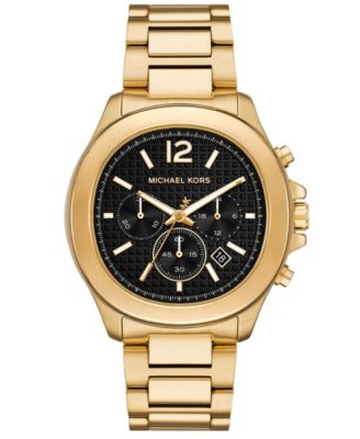 Michael Kors Men s Sage Chronograph Gold Tone Stainless Steel Watch 42mm Macy s