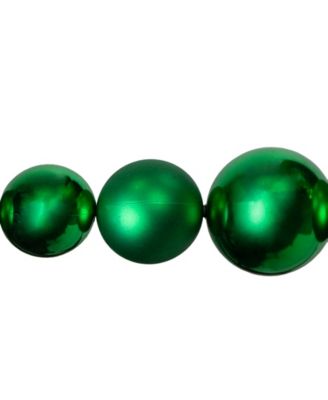6' Shiny and Matte Shatterproof Ball Christmas Swag