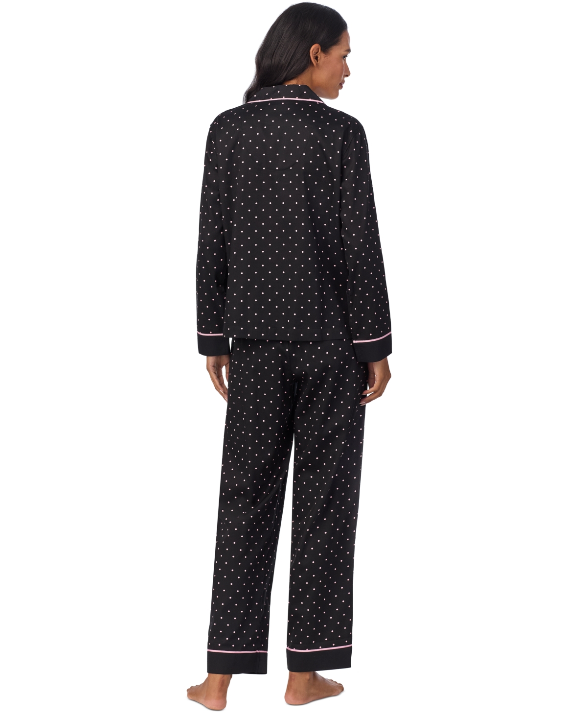 Lauren Ralph Lauren Women's Notched-Collar Pajama Set