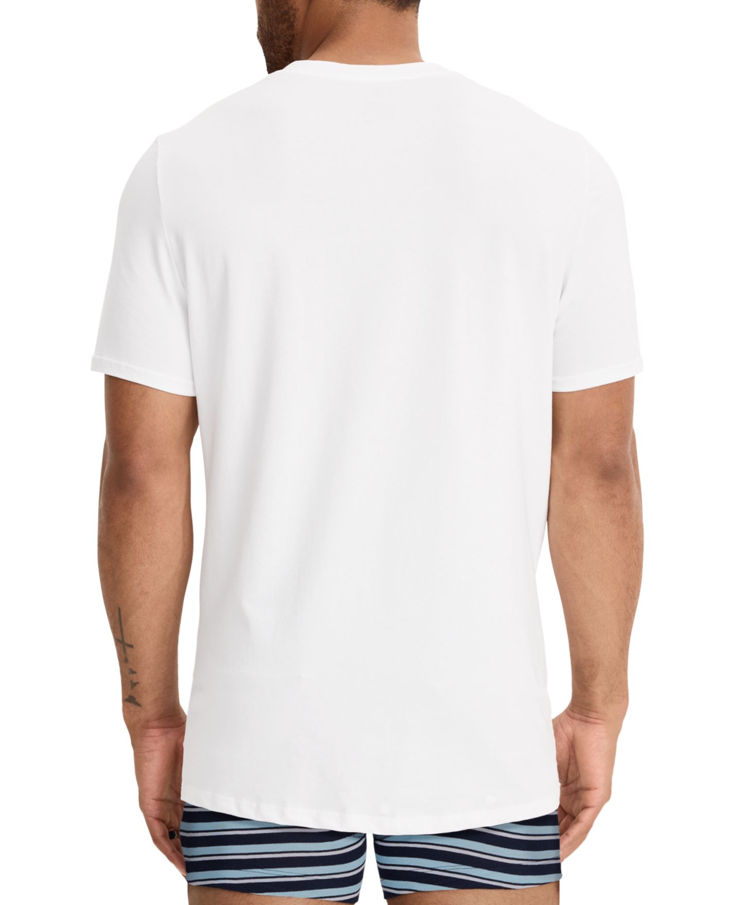 Мужские футболки Jockey Stretch Short-Sleeve V-Neck T-Shirts, Pack of 3, цвет: Белый — фото 3