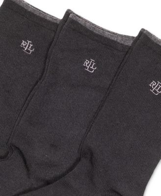 Women's Ribbed Cotton Trouser 3 Pack Socks