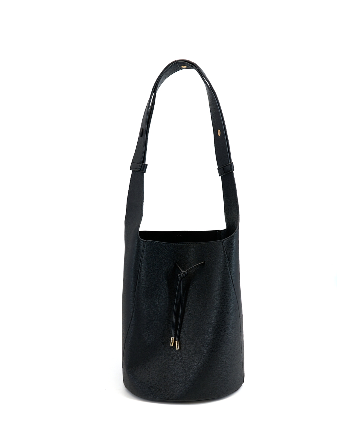 Stella Bucket Tote Bag - Black