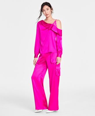 Женская блузка с длинными рукавами и открытыми плечами от I.N.C. International Concepts, созданная для Macy's