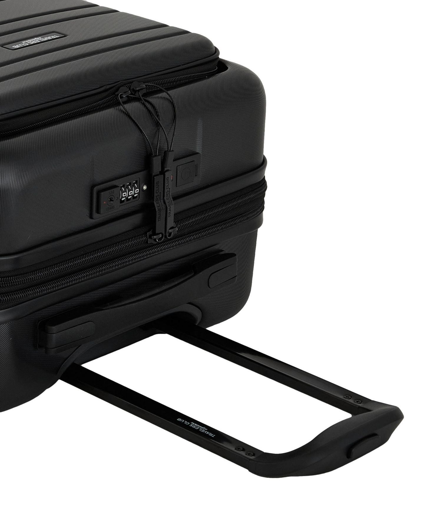 Чемоданы Travelers Club Discovery 2-Piece Expandable Rolling Carry-On Luggage Set, цвет: Чёрный — фото 4