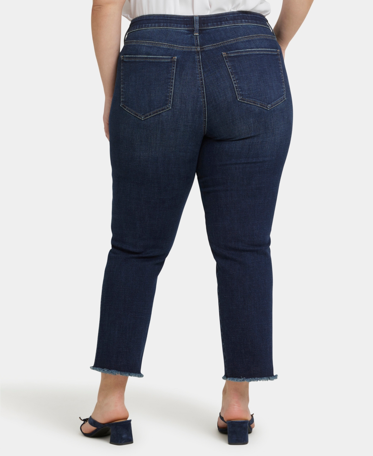 Nydj Plus Size Marilyn Straight Ankle Jeans