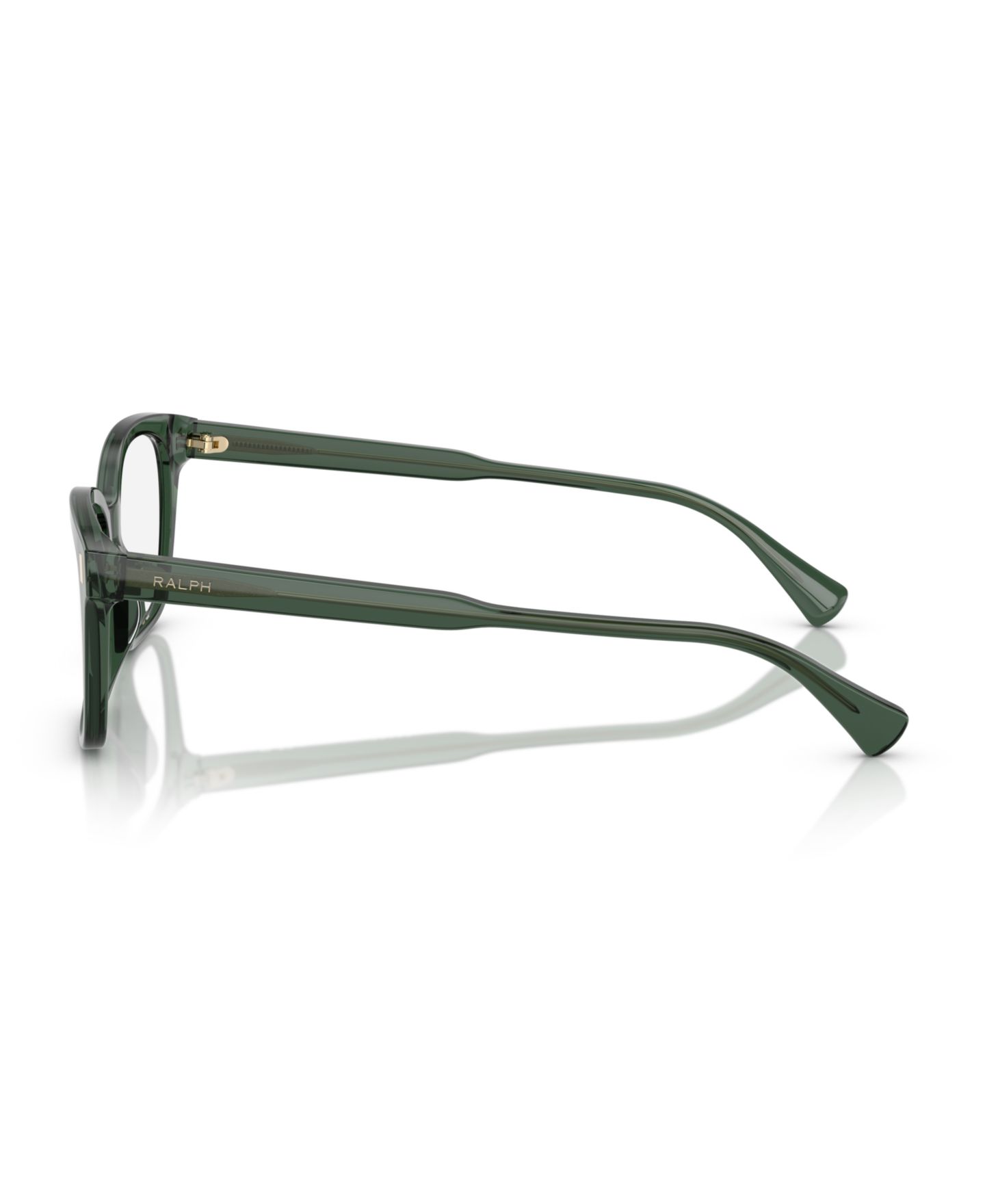 Женские очки Ralph by Ralph Lauren Ralph Woman Rectangle Plastic RA7174U Eyeglasses, цвет: Блестящий чёрный — фото 8