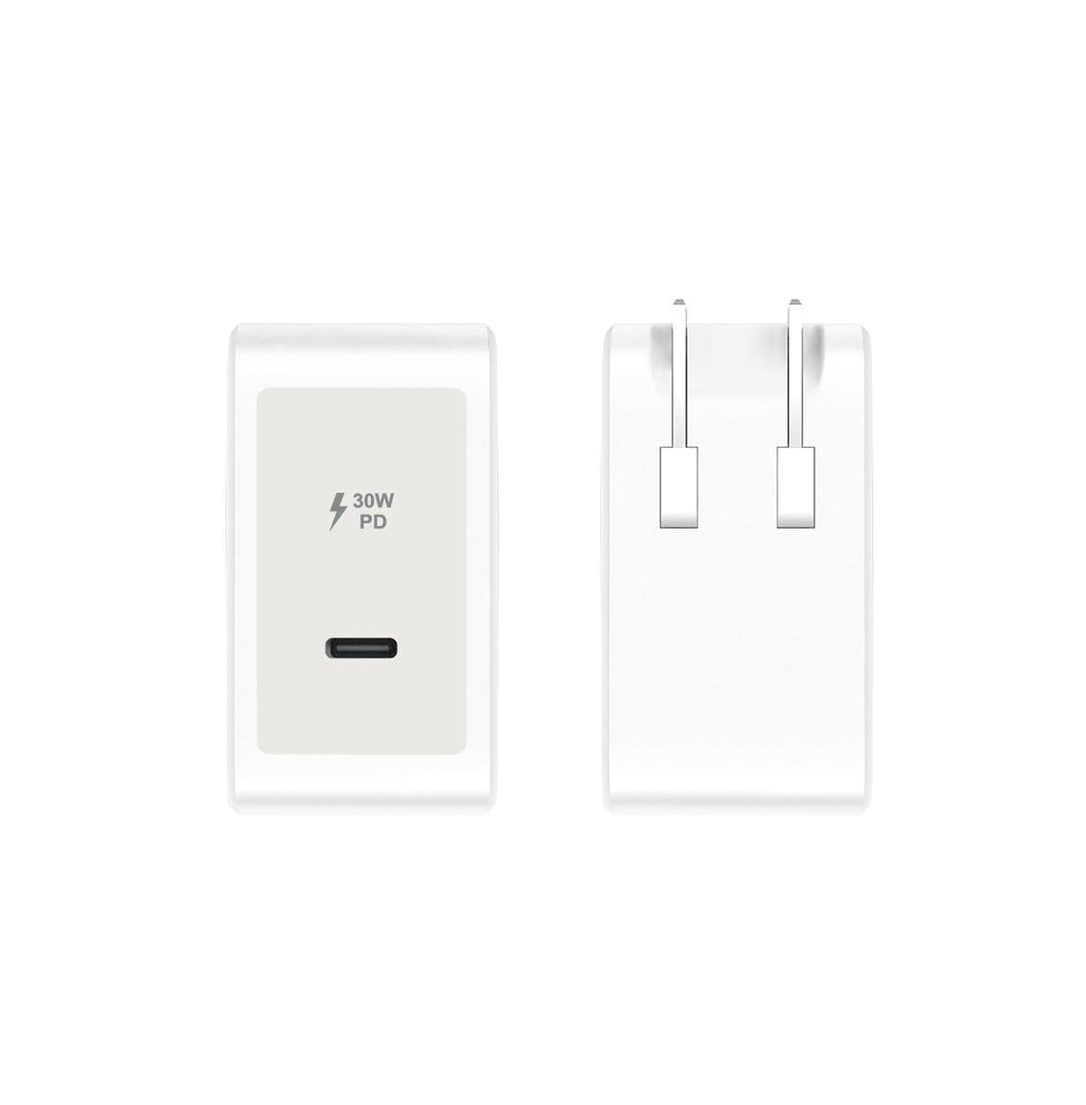 j5create Type C Pd Charger Power delivery and Quick Charger - pure,  pristine white hue