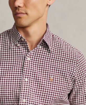 Men's Classic-Fit Gingham Oxford Shirt