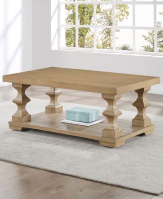 Dory 48" Wood Cocktail Table