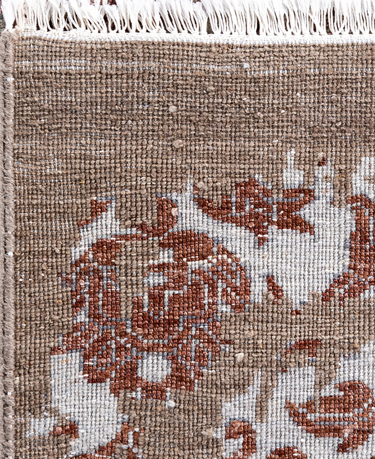 Adorn Hand Woven Rugs Indian Ooak M6483 9'1''x12'1'' Area Rug In Brown