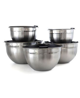 5 Piece Multipurpose Stackable Mixing Bowl Set with Lids