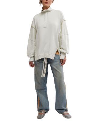 Women's Camden Henley Balloon-Sleeve Top