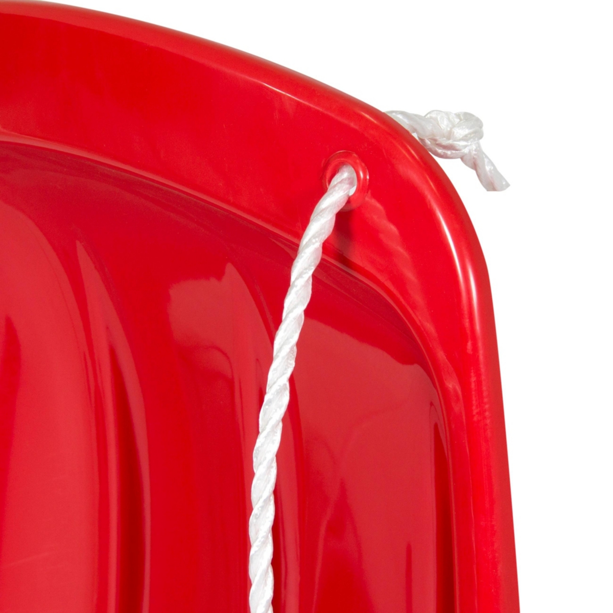 Best Choice Products Kids Outdoor Plastic Sport Toboggan Winter Snow Sled Board Toy w/ Pull Rope