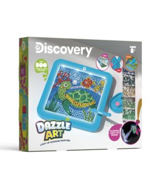Discovery Kids Dazzle Art Light-Up Diamond Painting Kit - Macy's