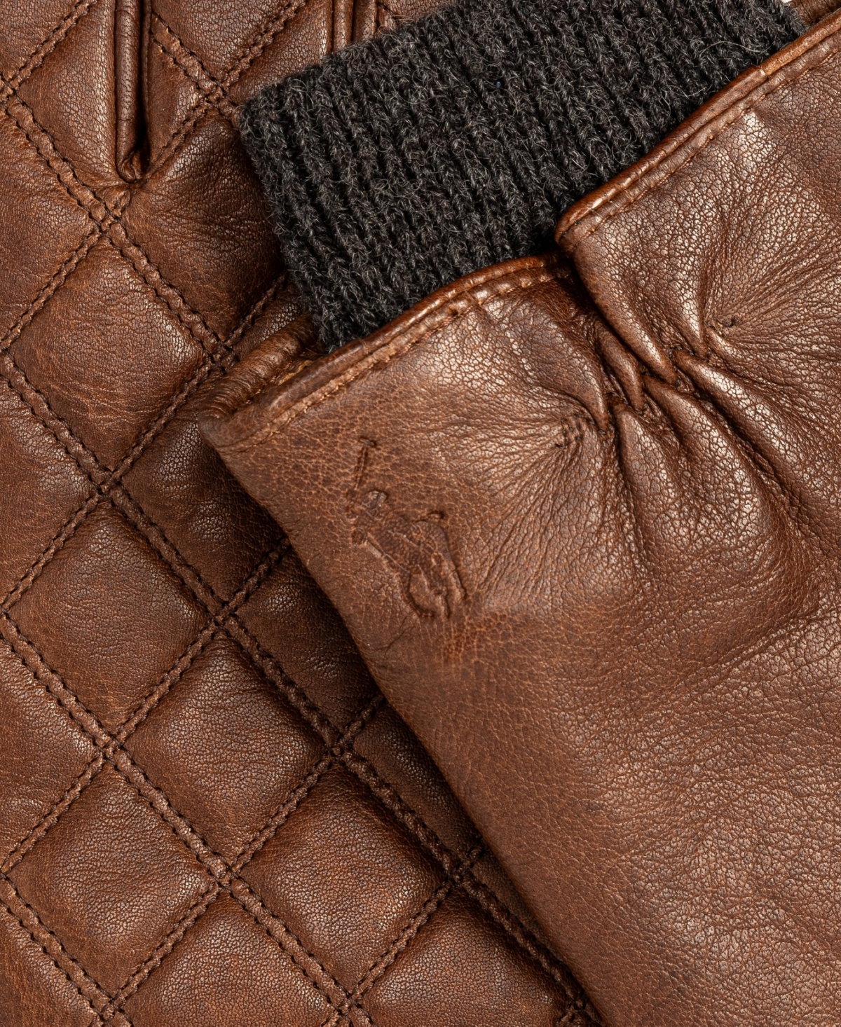 Polo Ralph Lauren Men's Quilted Leather Glove