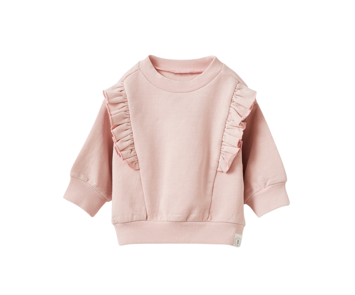 Cotton On Baby Boys Annabelle Drop Shoulder Ruffle Sweater