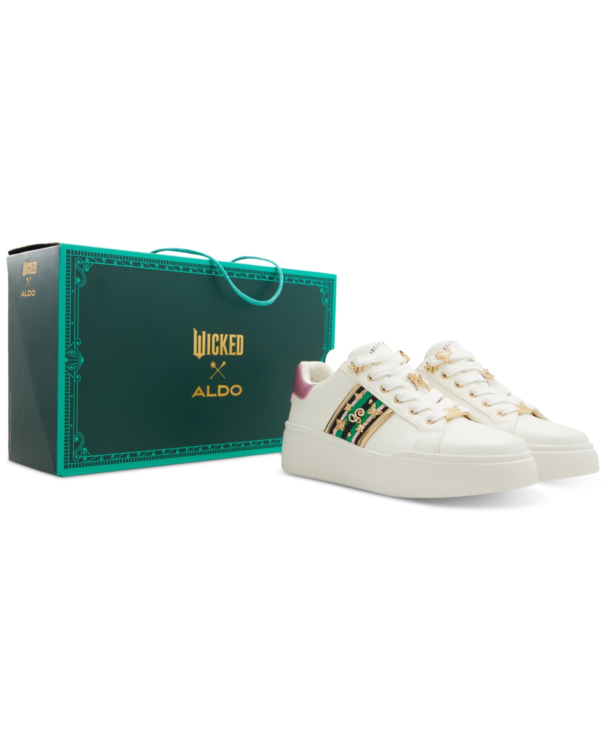 Aldo x Wicked Destinedtofly Embellished Lace-Up Sneakers