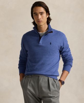 Polo Ralph Lauren Men's Luxury Jersey Quarter-Zip Pullover