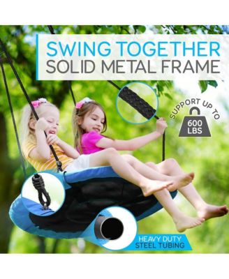 Children s Hanging Swing Seat - Blue