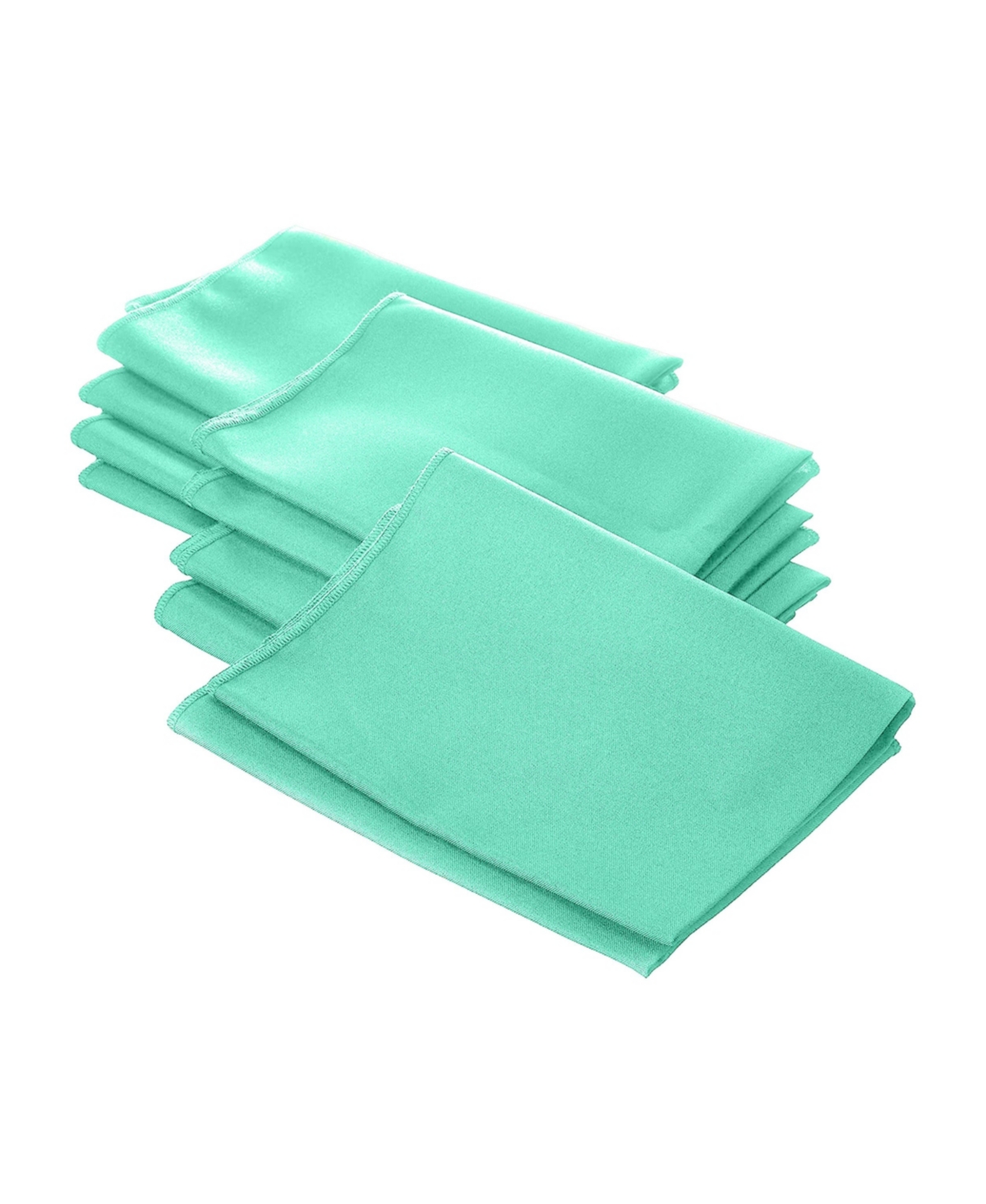 Slickblue Pack of 4 Polyester Poplin Napkins, 18x18-Inch Stylish and Durable Table Linens - Mint