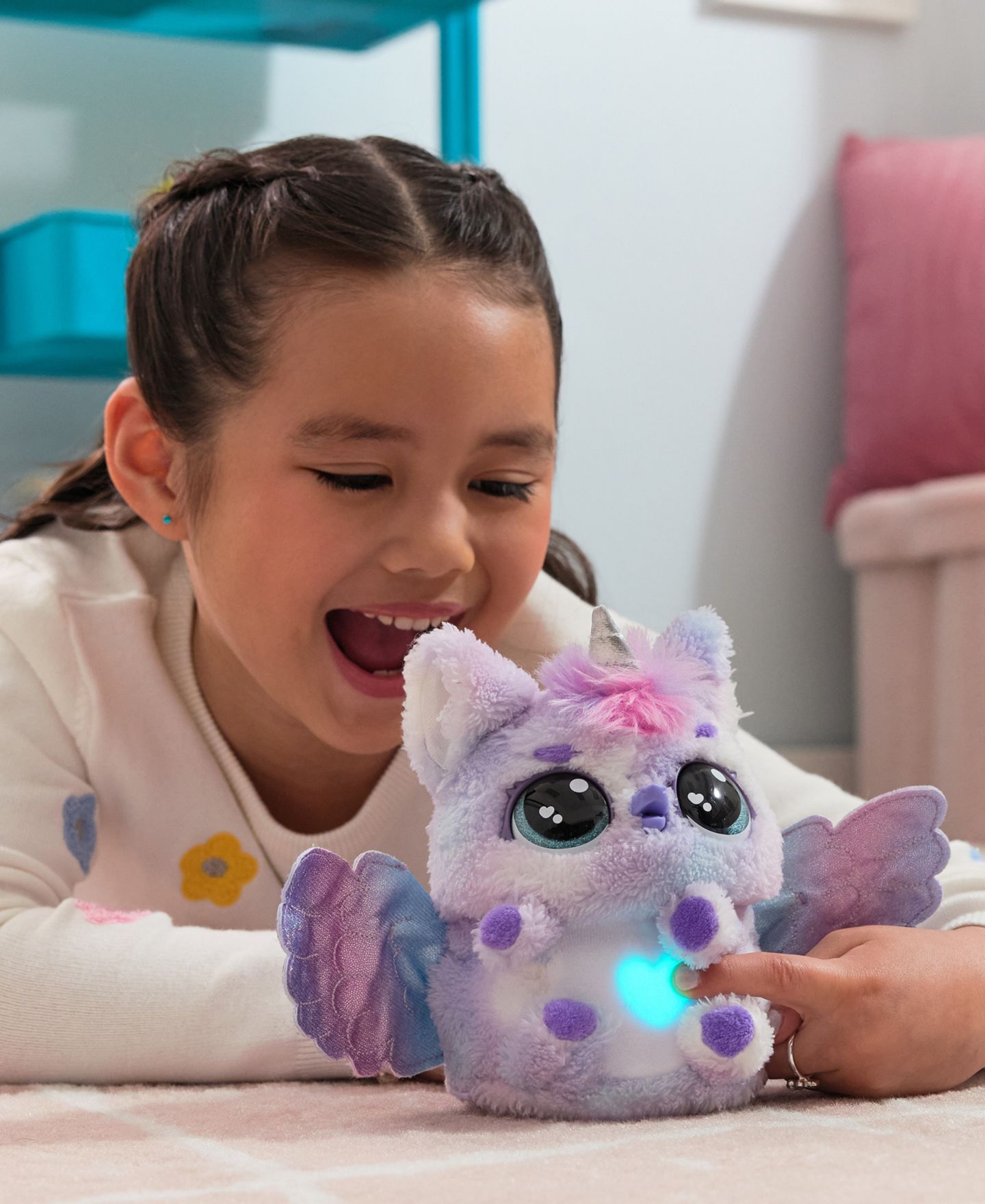 Детская мягкая игрушка Hatchimals Mystery Hatch Pufficorn Bunny Plush — фото 4