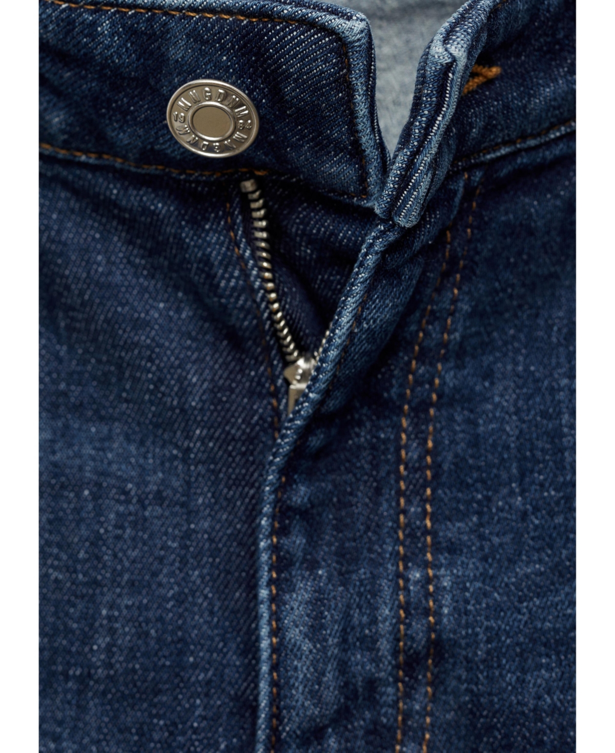 Shop Mango Women's Fiona Flare Mid-rise Jeans In Dark Blue