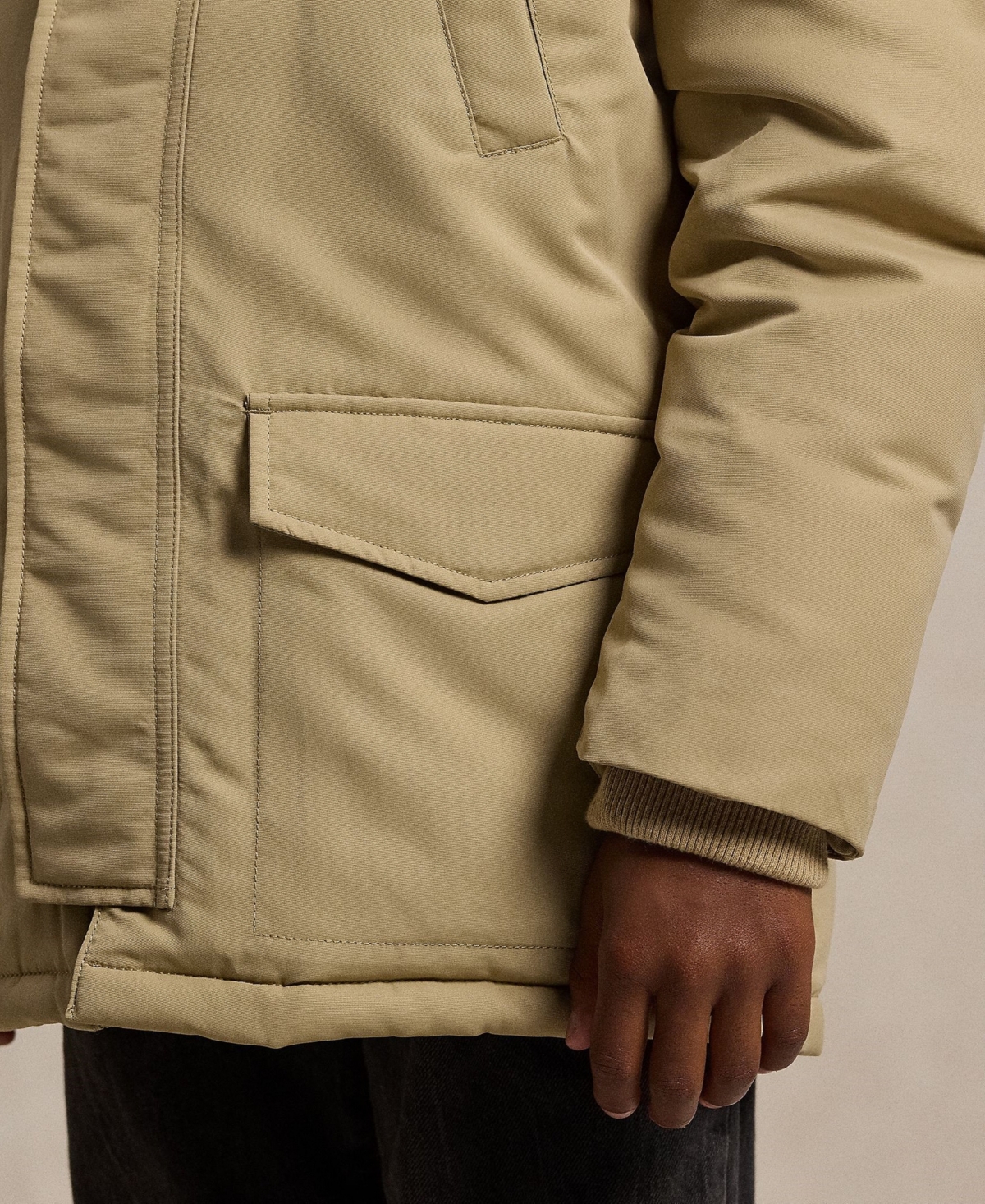 Polo Ralph Lauren Big Boys Artificial-fur-Trim Down Parka Jacket