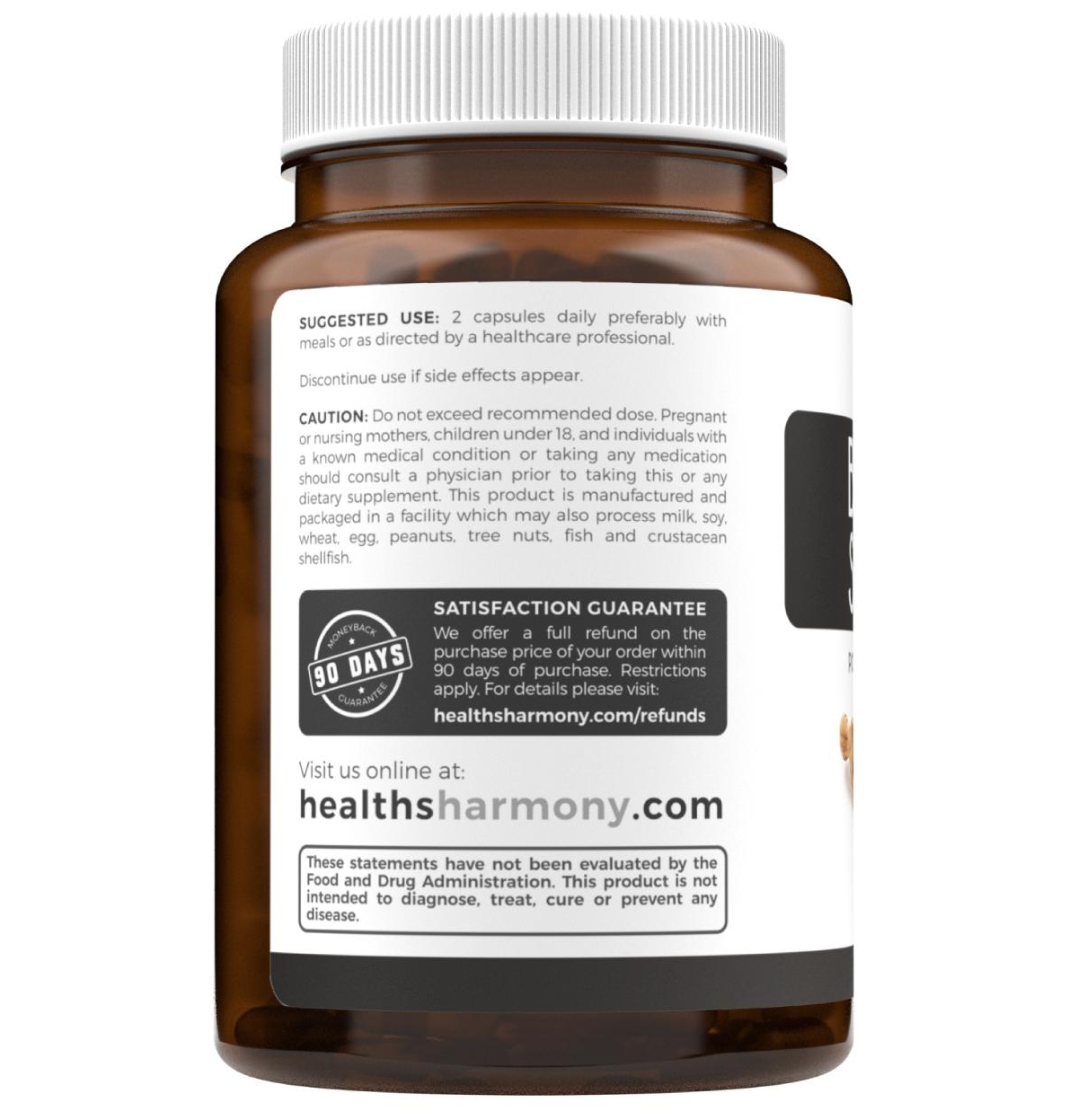 Healths Harmony Black Seed Oil - Skin Health non-gmo Premium Cold-Pressed Nigella Sativa Producing Pure Black Cumin Seed Oil with Vitamin E - 500mg Ea