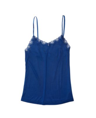 Women's Soft Silk Lace-Trim Camisole