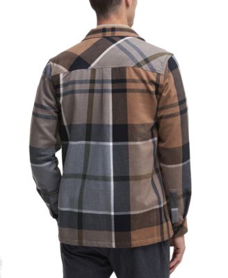 Barbour Barbour Мужская клетчатая саржевая рубашка-пиджак в клетку от Lannich 32090₽