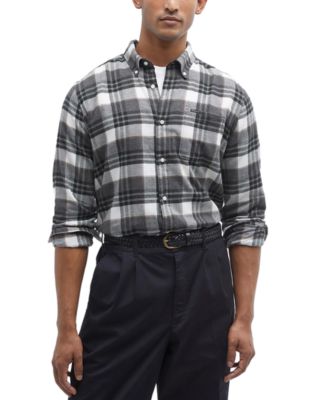 Barbour - Men's Fallbay Tailored-Fit Check Button-Down Shirt