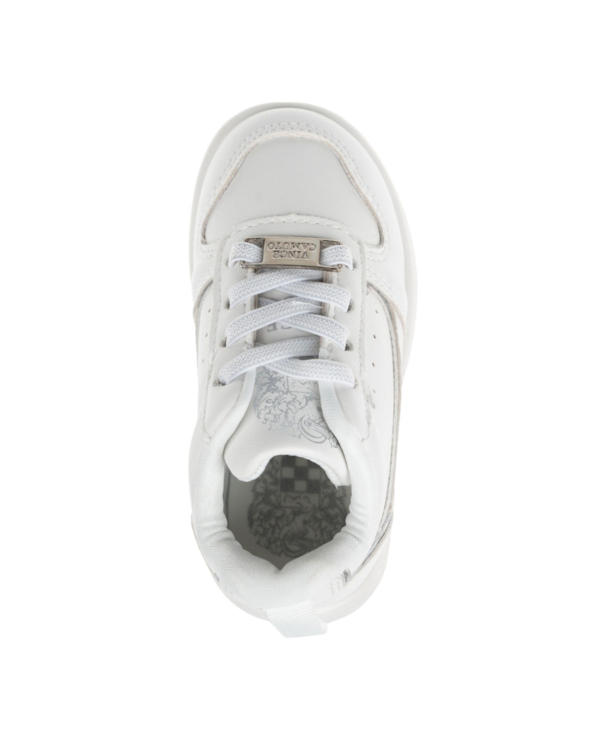 Vince Camuto Toddler Girls Elastic Laces Court Sneaker