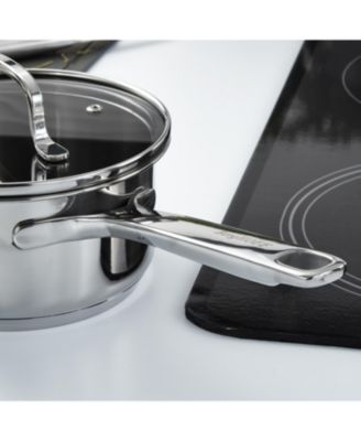 DiNA Helix 5pc Recycled 18/10 Stainless Steel Cookware Set, Glass Lids