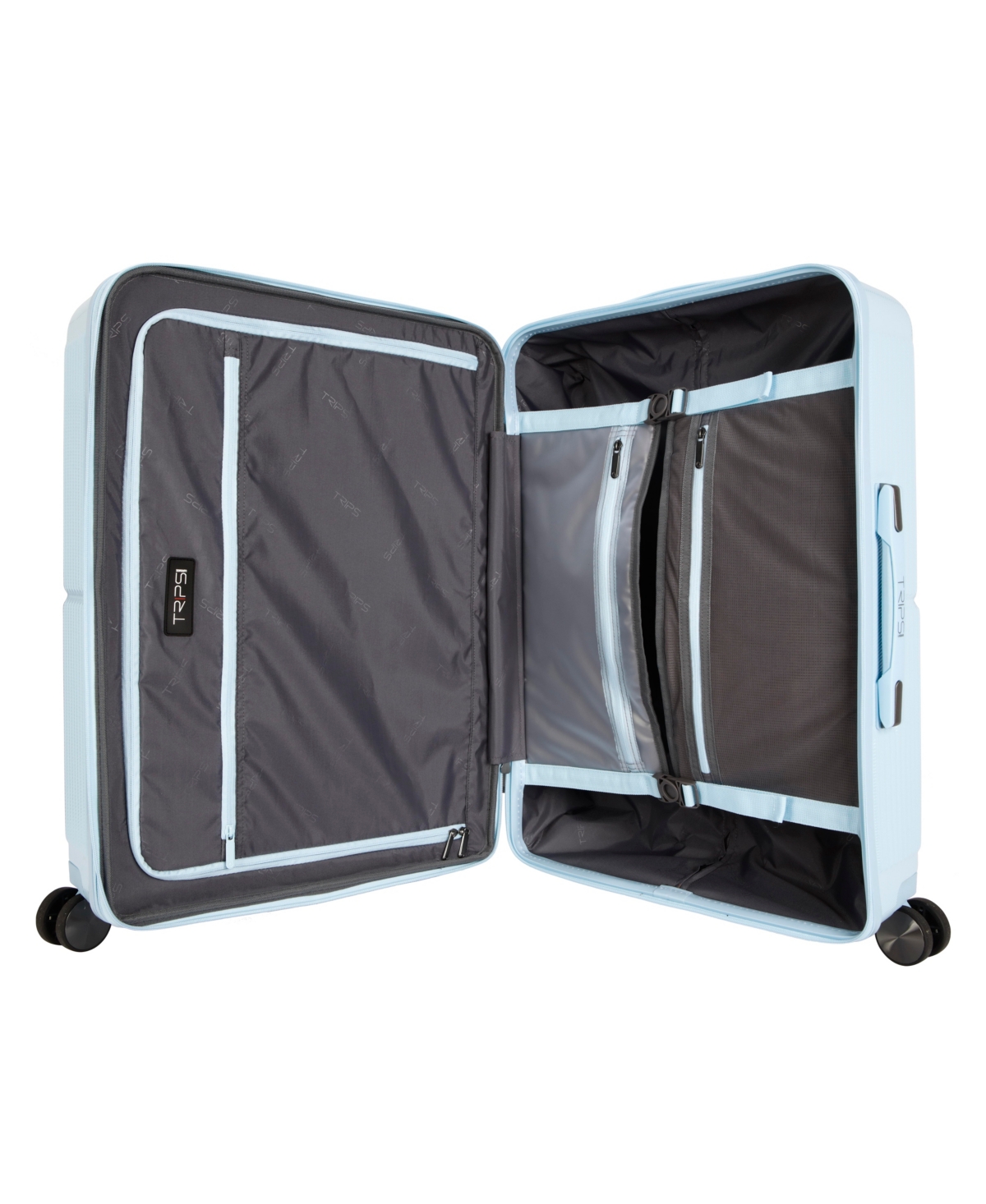 Trips Luggage Flight Plan 26" Hardside Spinner Luggage, Created For Macy's In Cool Blue