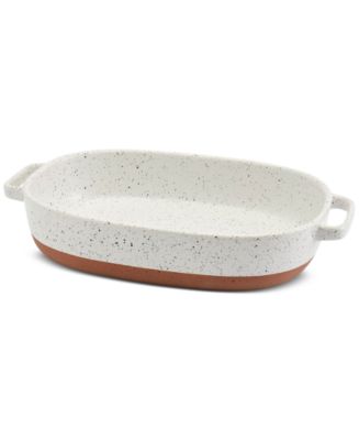 Denmark Tools for Cooks Speckled Stoneware 2.4-Qt. Oval Baker - Macy's