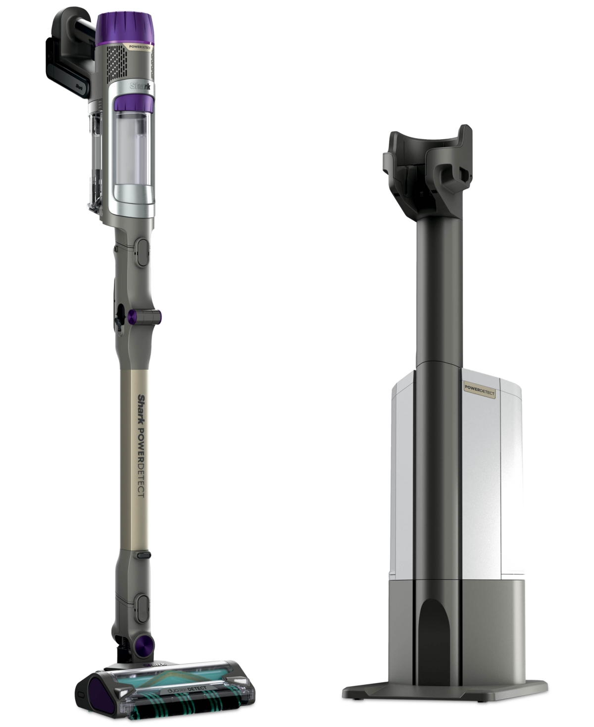 Shark Cordless Powerdetect Clean And Empty System Stick Vacuum In White