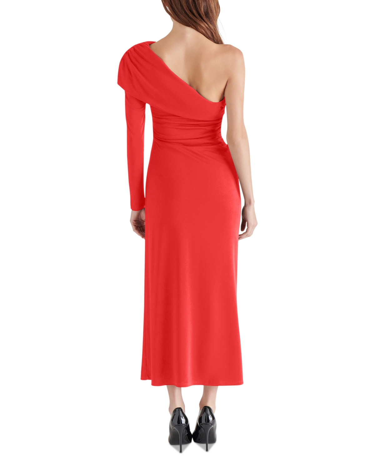 Steve Madden Women's York Asymmetric-Neck One-Shoulder Dress