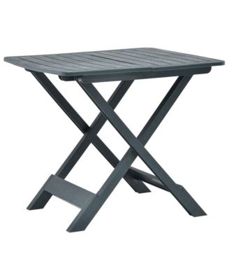 Garden Table Green Plastic Medium Foldable Garden Table